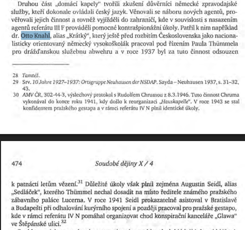 The identification of Otto Knahl